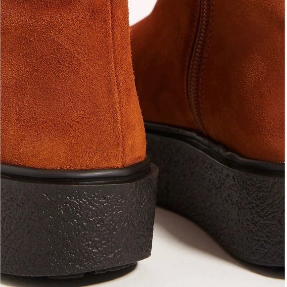 NWT suede leather ankle boots by Anthropologie - Picture 3 of 5